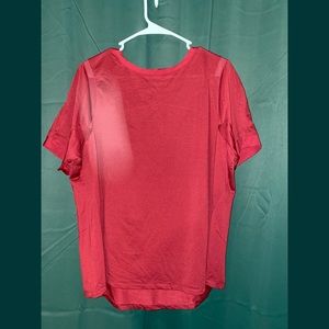 AVIA womens XXL activewear shirt red